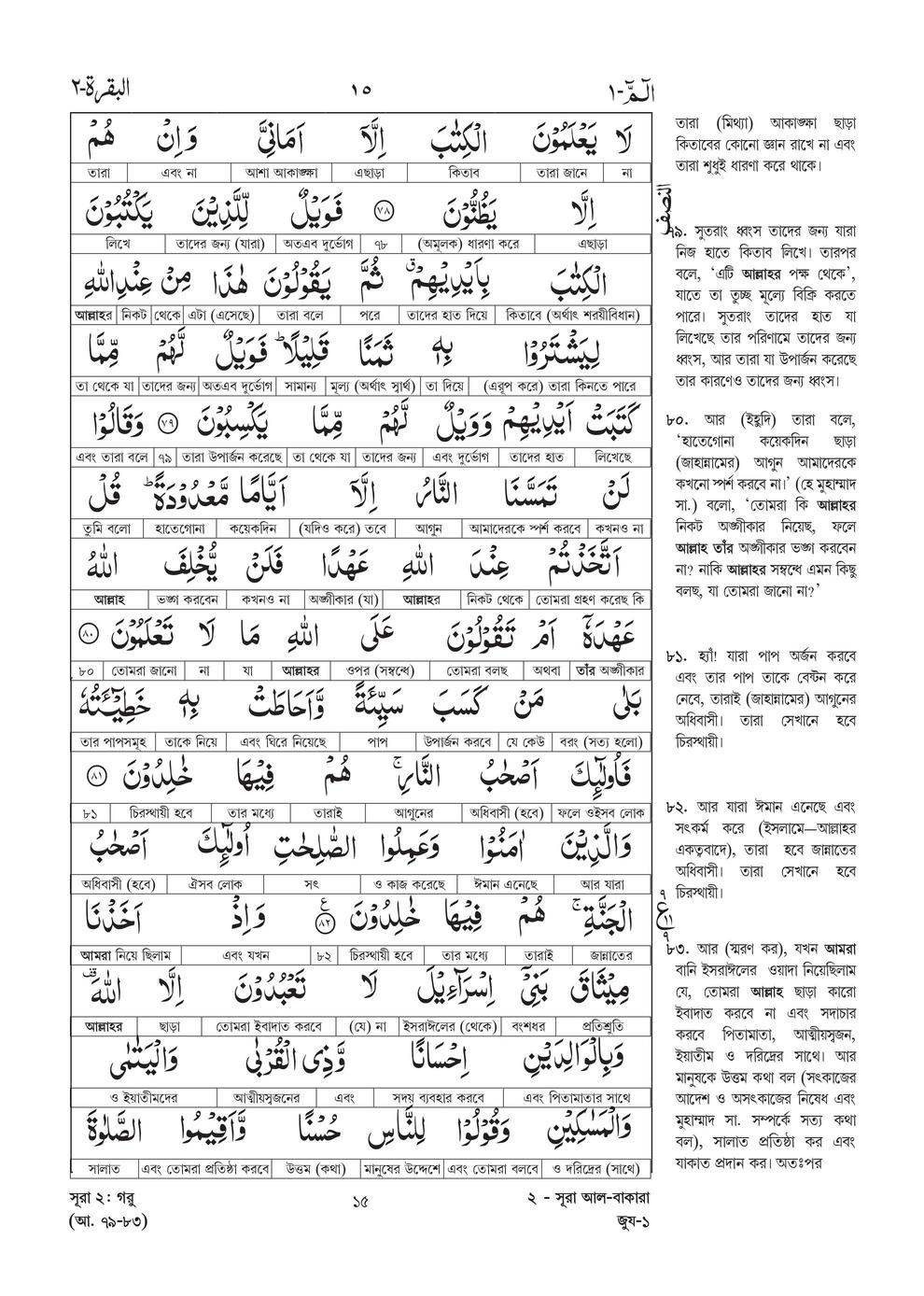 Mohimannito Quran – Meaning and Literal Translation