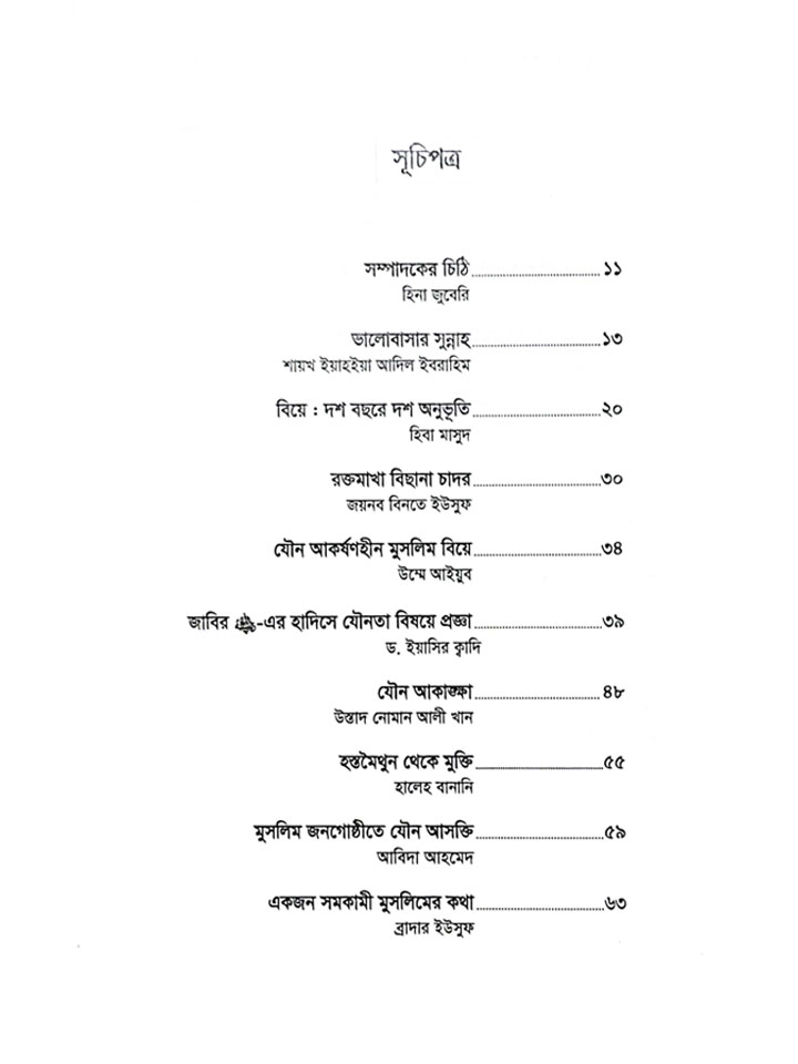 সম্পর্ক (ভালোবাসা, বিয়ে ও যৌনতা বিষয়ে সুন্নাহ নির্ধারিত সতর্কতা ও সীমা)